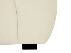 Vente-unique Sofá*Sofá de 2 lugares em tecido acolchoado estilo design BERENIA Bege