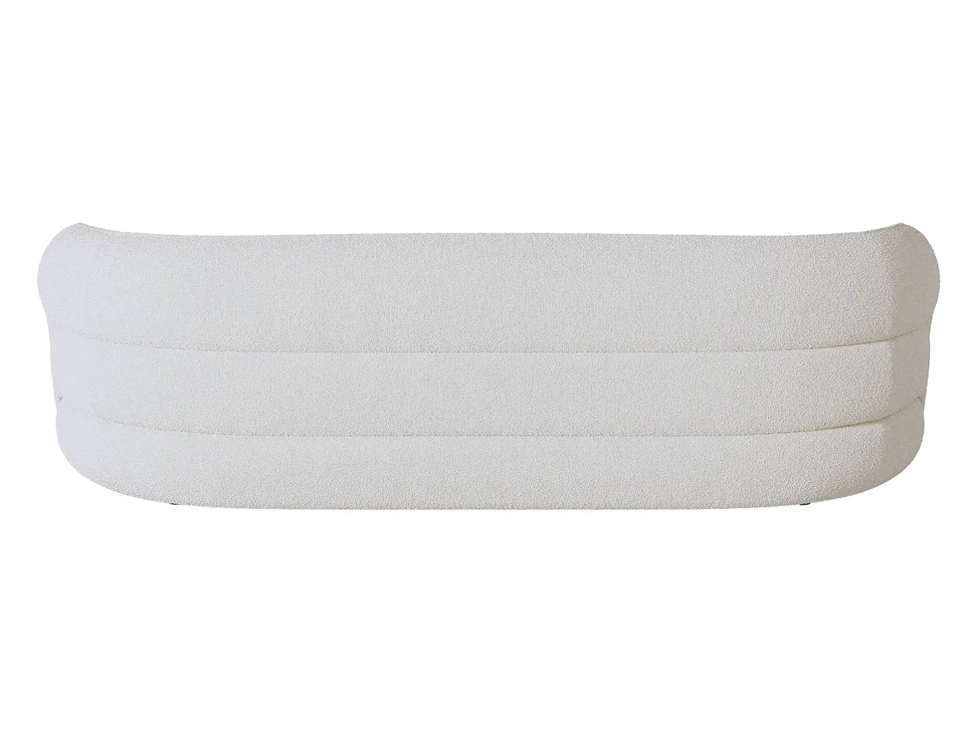 Sofá de 3 lugares em tecido bouclé LAPIOTA da*Maison Céphy Clearance
