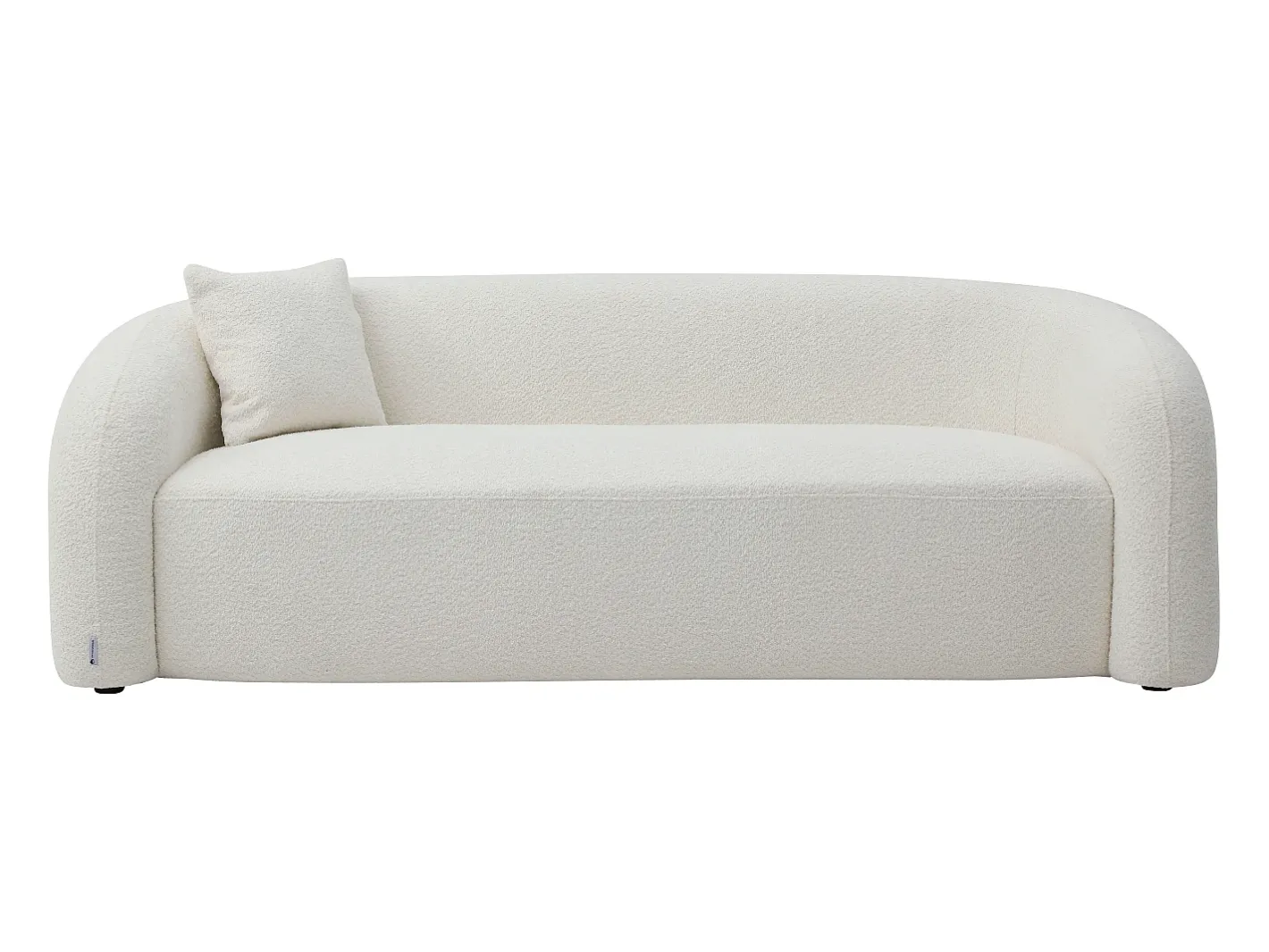 Sofá de 3 lugares em tecido bouclé LAPIOTA da*Maison Céphy Clearance