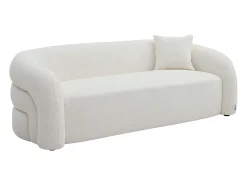 Sofá de 3 lugares em tecido bouclé LAPIOTA da*Maison Céphy Clearance