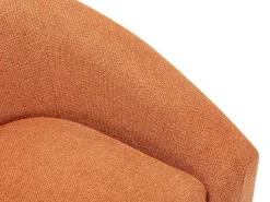 Vente-unique Sofá*Sofá de 2 lugares em tecido cor estilo design OSSANA Terracota