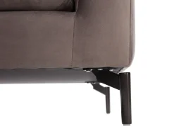 Hot Sofá de 3 lugares em veludo estilo contemporâneo - ISENA Sofá