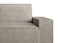 Best Sofá de 3 lugares em veludo cotelê conforto AMELIA Sofá