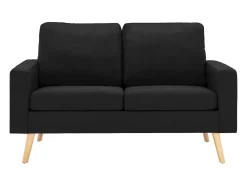 Sofá de 2 lugares para sala de estar sala de TV decoração de interiores tecido 02_0020831*Helloshop26 Online