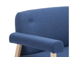 Sofá de 2 lugares para sala de estar sala de TV decoração de interiores tecido 02_0020618*Helloshop26 Online