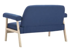 Sofá de 2 lugares para sala de estar sala de TV decoração de interiores tecido 02_0020618*Helloshop26 Online