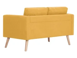Best Sofá de 2 lugares para sala de estar decoração de interiores tecido 02_0018964 Sofá