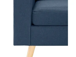 Sofá de 2 lugares para sala de estar sala de TV decoração de interiores tecido 02_0019448*Helloshop26 Sale