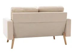 Sofá de 2 lugares para sala de estar sala de TV decoração de interiores tecido 02_0020832*Helloshop26