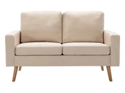 Sofá de 2 lugares para sala de estar sala de TV decoração de interiores tecido 02_0020832*Helloshop26