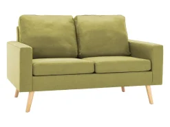 vidaxl Sofá*Sofá de 2 lugares tecido Verde