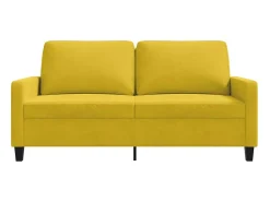 Sale Sofá de 2 lugares veludo 140 cm Sofá