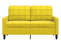 Sofá de 2 lugares veludo 120 cm PT944760* New