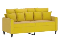 Sofá de 2 lugares veludo 140 cm PT265018^ Hot