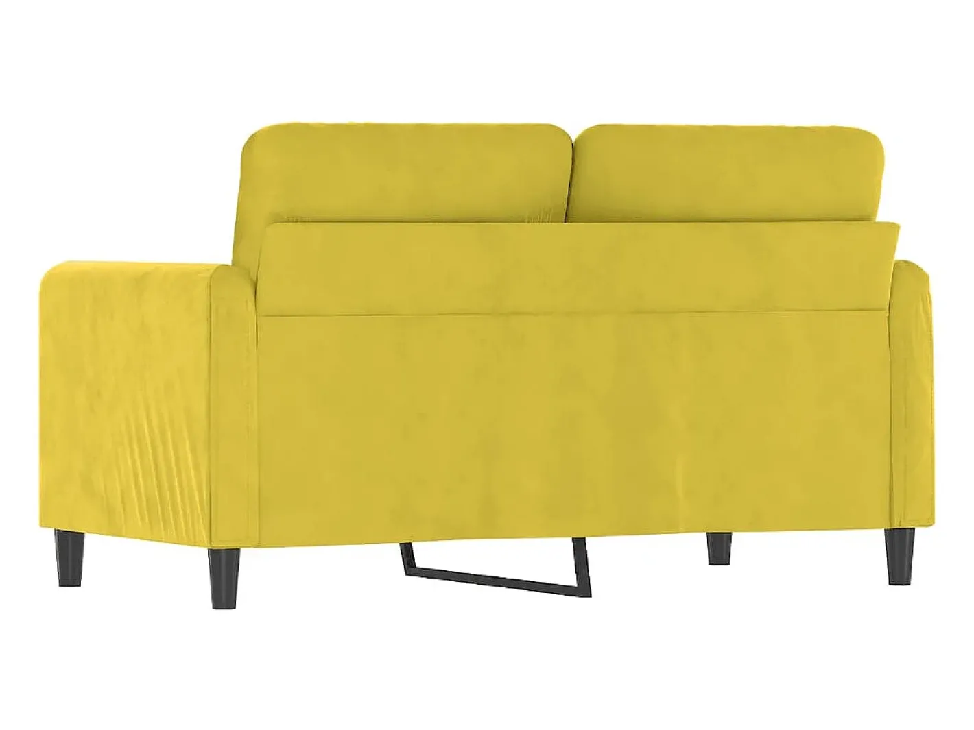 Sofá de 2 lugares veludo 120 cm PT447449^ Clearance