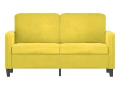 Sofá de 2 lugares veludo 120 cm PT447449^ Clearance