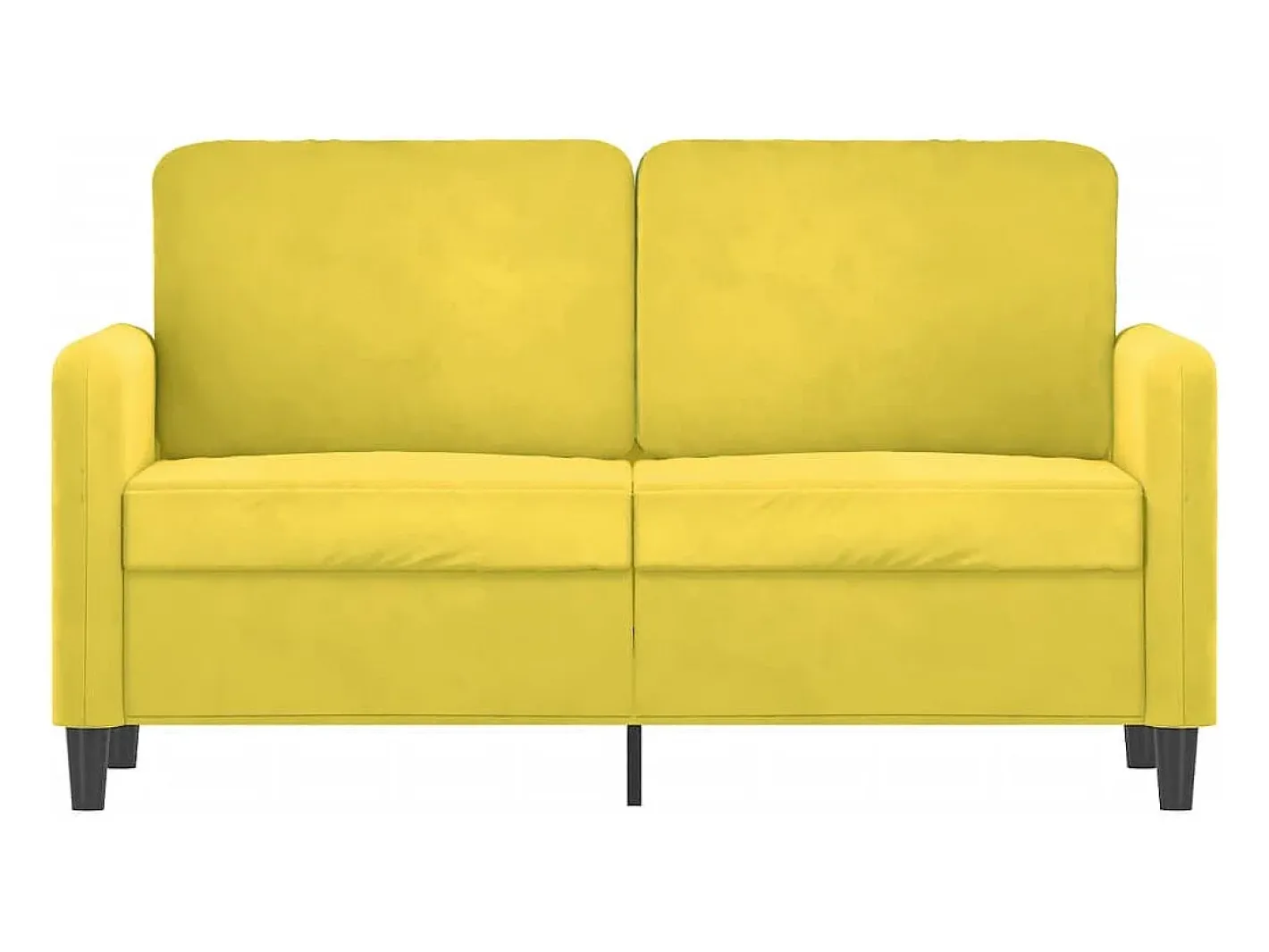 Sofá de 2 lugares veludo 120 cm PT447449^ Clearance
