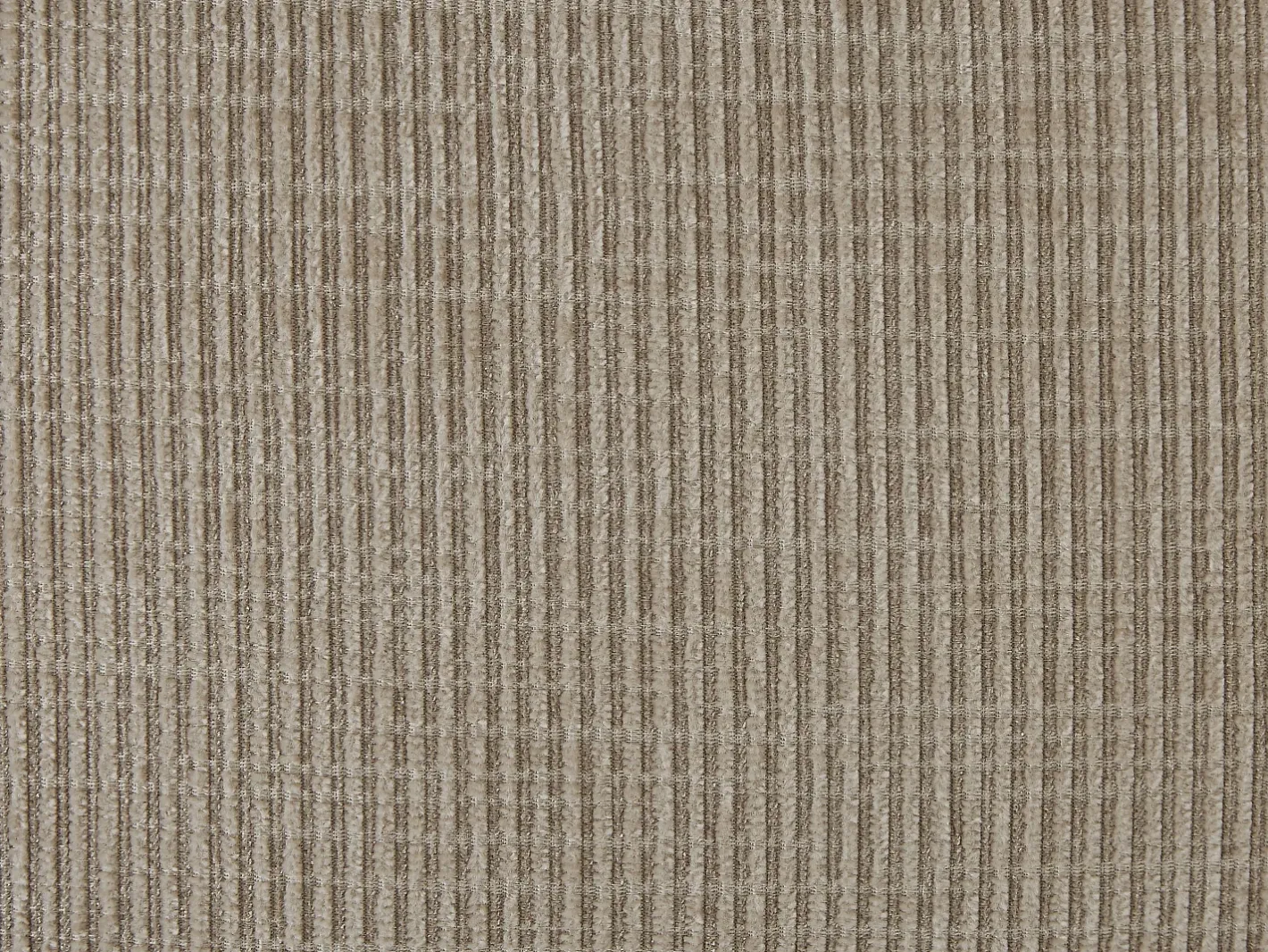 Vente-unique Sofá*Sofá de canto conversível e reversível em tecido chenille LUMARIO Bege