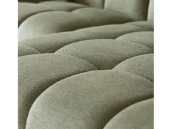 Concept-Usine Sofá*Sofá de canto de 3 lugares em veludo nuvem - Confortável e design Verde