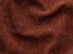Vente-unique Sofá*Sofá de canto direito convertível tecido texturizado DAVISO Terracota