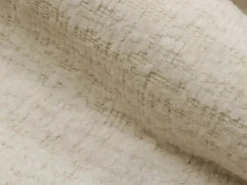Vente-unique Sofá*Sofá de canto direito em tecido chenille COLYSIA Bege