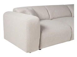 Sofá de canto direito grande em tecido matizado POGNI da^Maison Céphy New