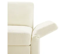 Sofá de canto em L - 3 lugares - com descanso para os pés - 4 almofadas - braços ajustáveis -*ModernLuxe Clearance