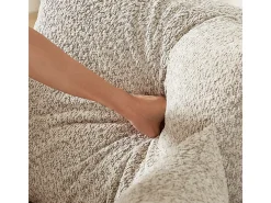 Sofá de Canto Modular Reversível 6 Lugares, com 6 Almofadas e Almofadas Cervicais, Tecido Chenille, Sala de Estar DIY,*DripeX Online