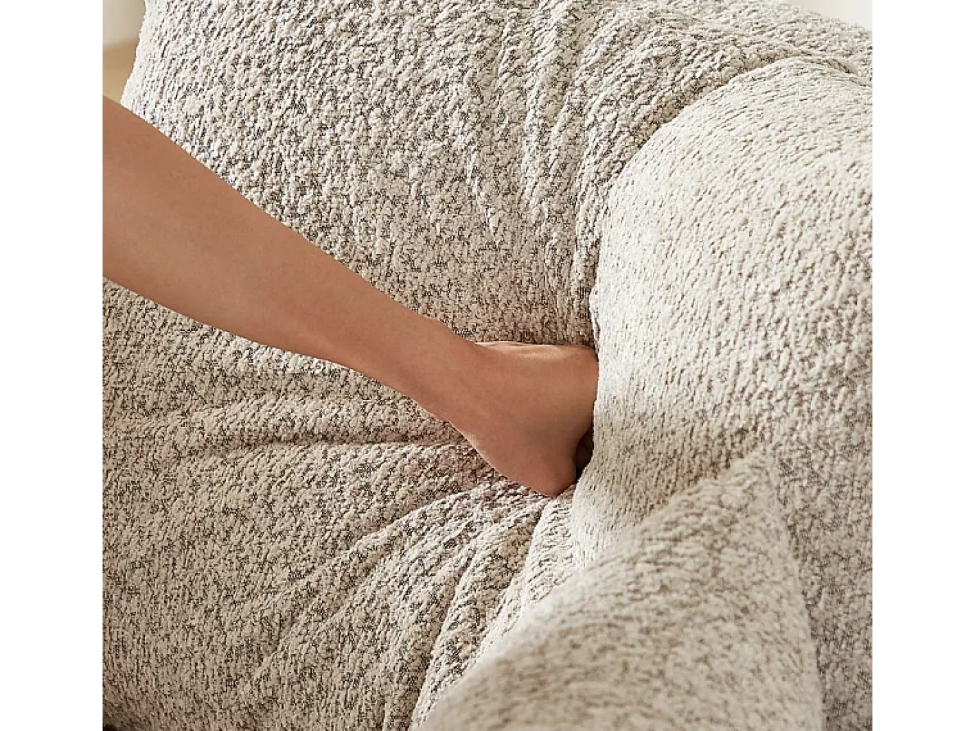 Sofá de Canto Modular Reversível 6 Lugares, com 6 Almofadas e Almofadas Cervicais, Tecido Chenille, Sala de Estar DIY,*DripeX Online