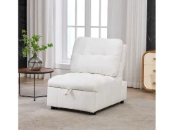 Sale Sofá de um lugar - 68x95x76 cm - encosto ajustável - profundidade do assento ajustável - Sofá