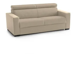 Online Sofá fixo Dfrar, ofá de 3 lugare, 100% Fabricado na Itália, Sofá da ala, em tecido acolchoado, com apoio de cabeça ajutávei â€<â€<e braço padrão, 220x95h85 cm, Sofá