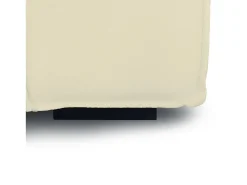 Talamo Italia Sofá*Sofá fixo Dgarzy, sofá modular de 4 lugares com península esquerda, 100% Fabricado na Itália, Sofá de tecido moderno, 340x170h70 cm, Bege