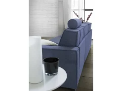 Clearance Sofá fixo Dmene, Sofá grande de 2 lugares, 100% Fabricado na Itália, Sofá da sala em tecido, com braços finos, 180x95h90 cm, Sofá
