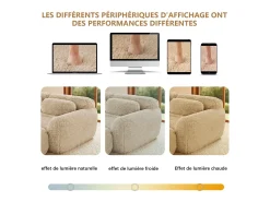 Sofá Modular 3 lugares em tecido peluche, com 3 almofadas, sem estrutura, 291x104x73cm,*DripeX Sale