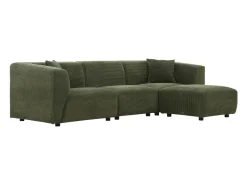 Best Sofá modular de 4 lugares em veludo cotelê Monroe Sofá