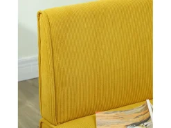 Sofá reto - Sofá com encosto e pés em madeira - para quarto e sala de estar Sofá