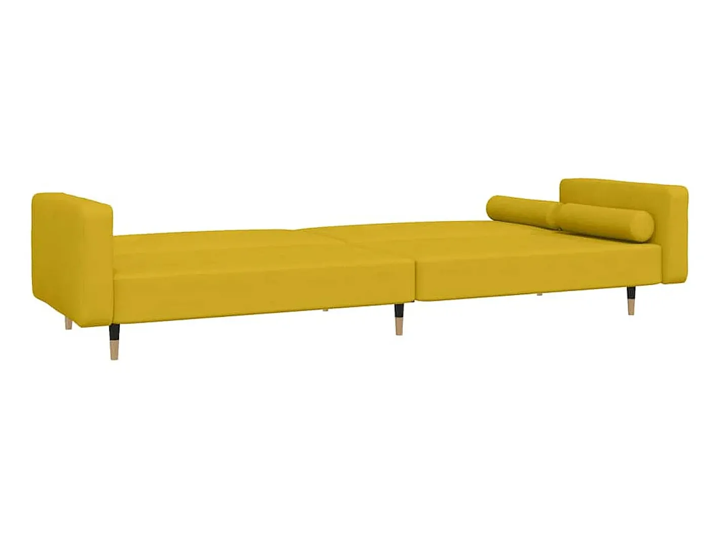 Sofá-cama 2 lugares com duas almofadas veludo^vidaxl Outlet