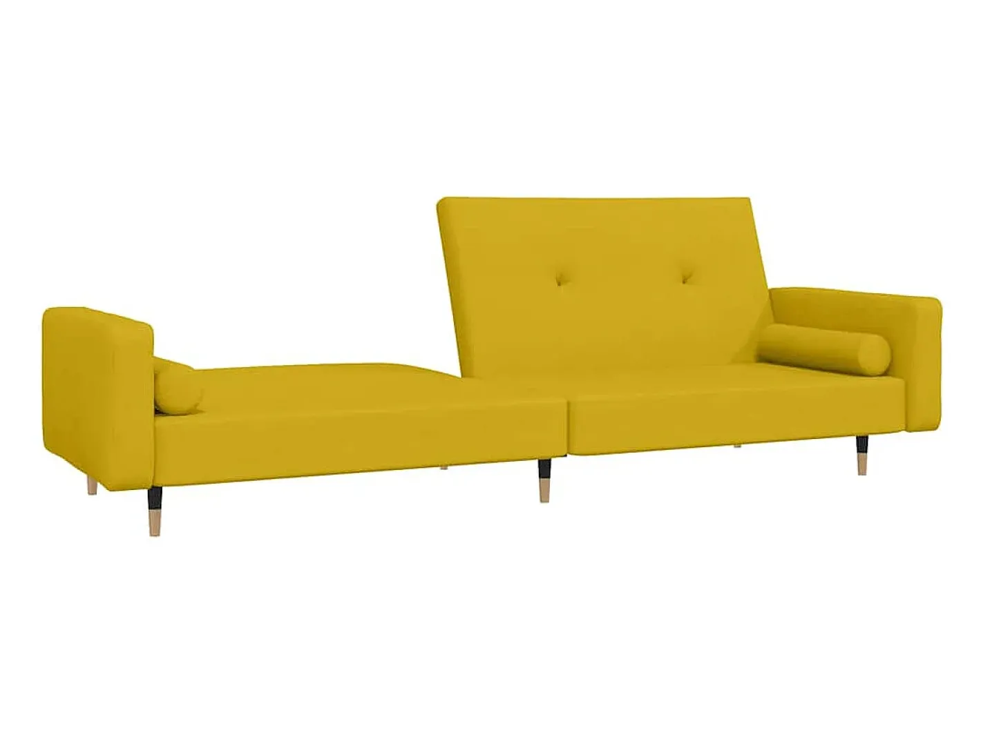 Sofá-cama 2 lugares com duas almofadas veludo^vidaxl Outlet