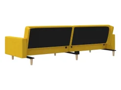 Sofá-cama 2 lugares com duas almofadas tecido*vidaxl Clearance