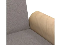 Outlet Sofá-cama com apoio de braços tecido cinzento-acastanhado Sofá