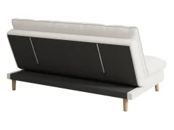 Clearance Sofá-Cama Conversível de 3 Lugares em Veludo Cotelê Azul Estilo Escandinavo Sofá