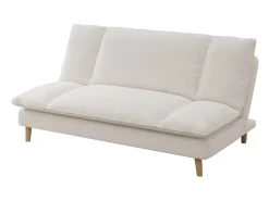 Clearance Sofá-Cama Conversível de 3 Lugares em Veludo Cotelê Azul Estilo Escandinavo Sofá