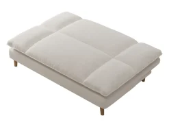 Clearance Sofá-Cama Conversível de 3 Lugares em Veludo Cotelê Azul Estilo Escandinavo Sofá