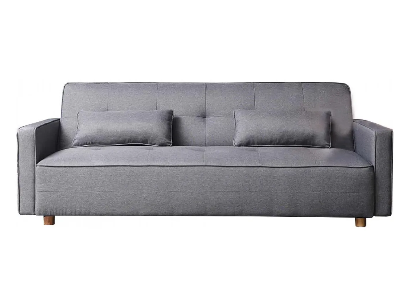 Sofá-Cama Conversível Escandinavo 3 Lugares Cinza COPENHAGUE Design Único e Conforto XXL^Concept-Usine Best