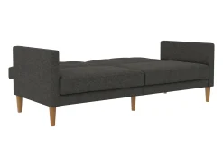 Sofá-cama de 3 lugares Lilly cinzento claro^Loft24
