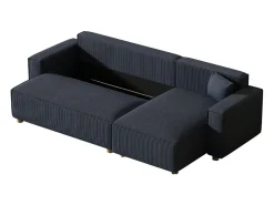 Sofá-Cama de Canto em Veludo Cotelê COSY 4 Lugares*Concept-Usine Clearance