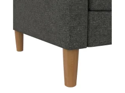 Sofá-cama em forma de L Lilly stor Verde azeitona*Loft24 Outlet