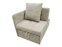 Sofá-cama estofado 177x68x65 cm - Sofá-cama multifuncional 3 em 1 - Linho - Encosto ajustável -^ModernLuxe Discount