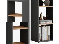 Vicco Prateleira*Standregal carvalho antracite/goldkraft 30x24x80.1 orlando Cinza antracite