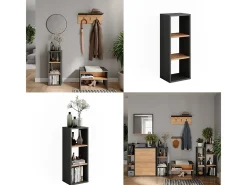 Vicco Prateleira*Standregal carvalho antracite/goldkraft 30x24x80.1 orlando Cinza antracite